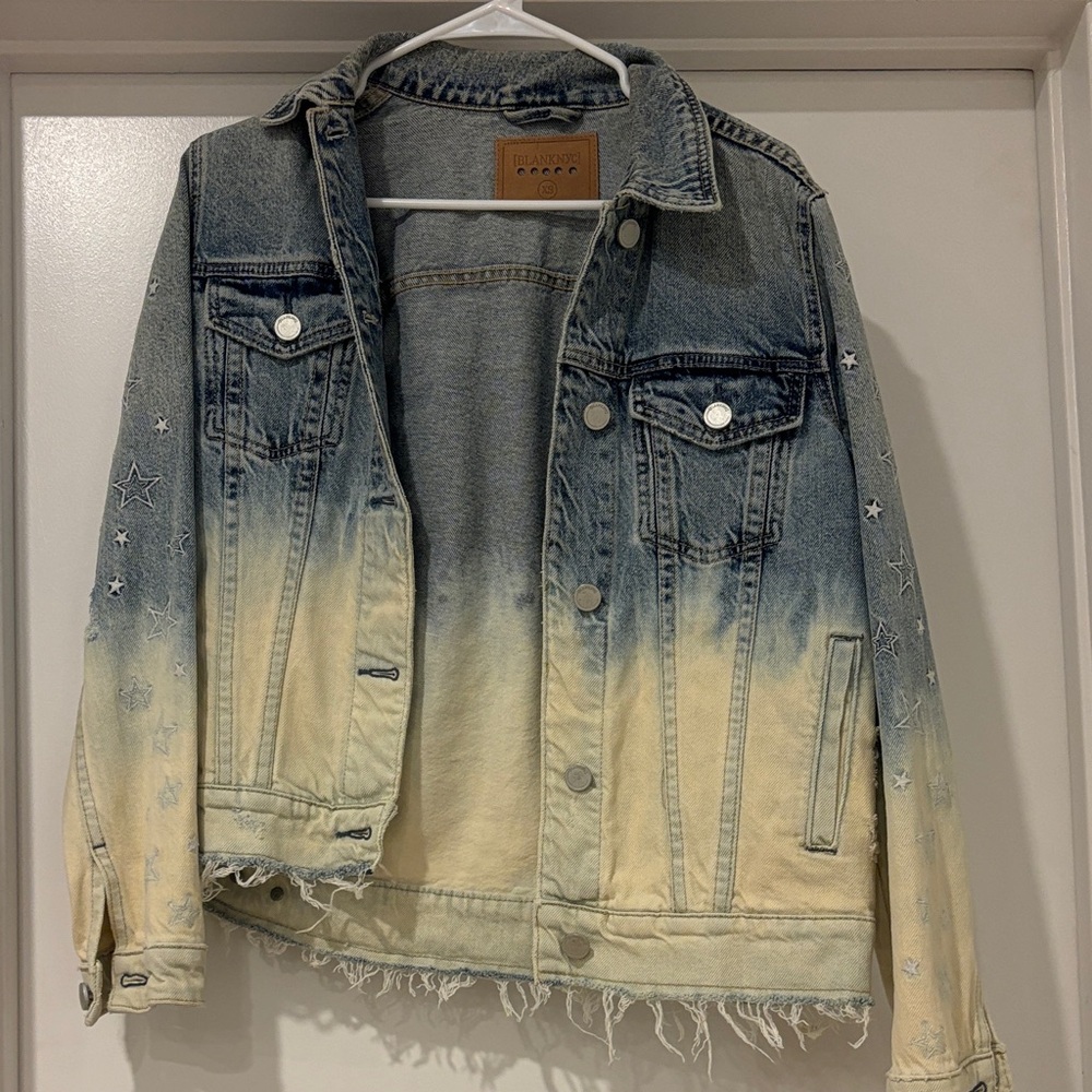 Blank NYC Blue Star Jean Jacket